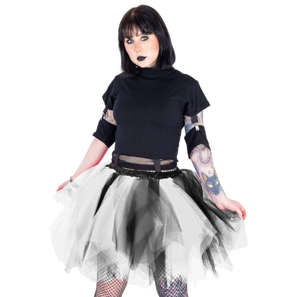 Poizen Industries - Caelia Tutu - Black/White